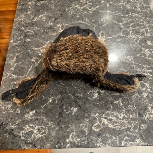 Winter Trapper Hat With Faux Fur Accents (Unisex) - Picture 3 of 6